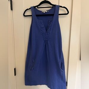 Purple Boden V Neck Dress